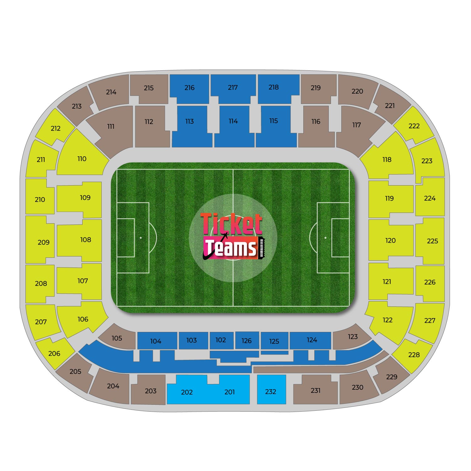 אליאנץ סטדיום - תמונת מושבים ראשית